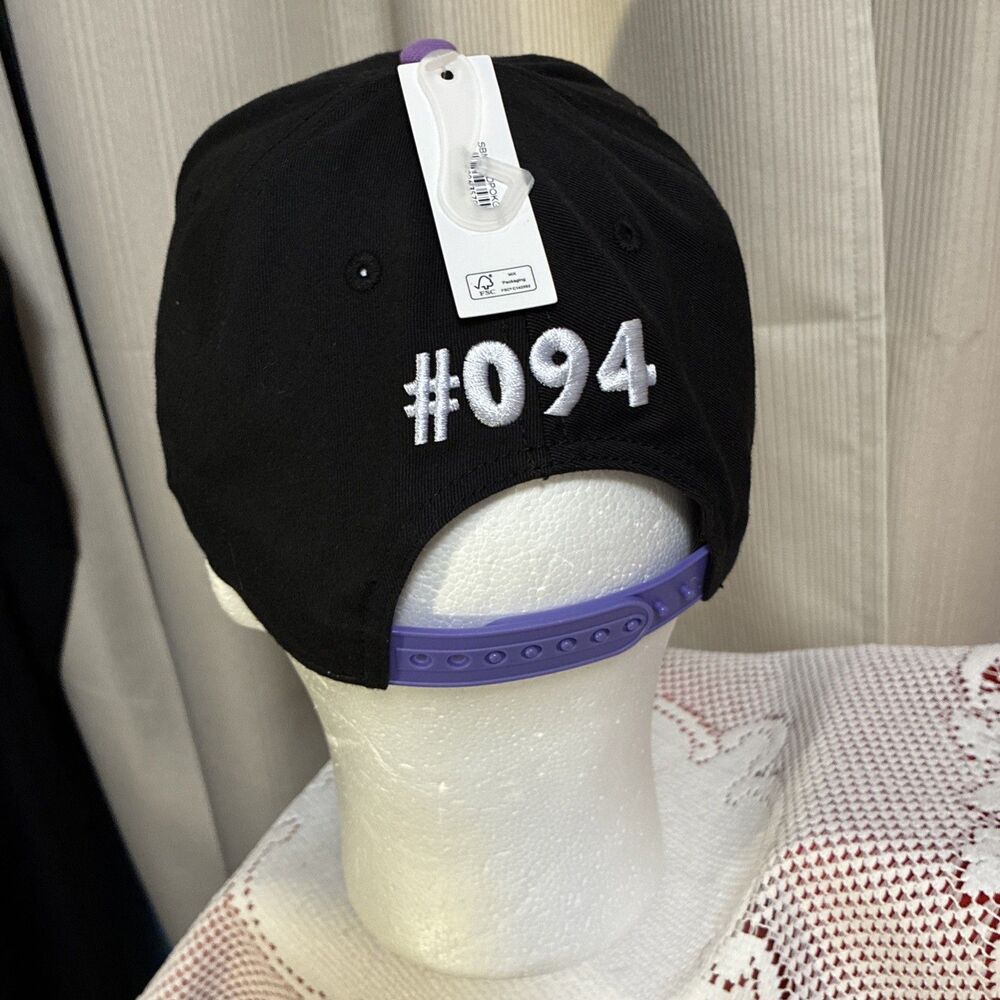 Pokémon Gengar Black Purple Adjustable Cotton Hat Animation Anime Manga - Picture 2 of 5